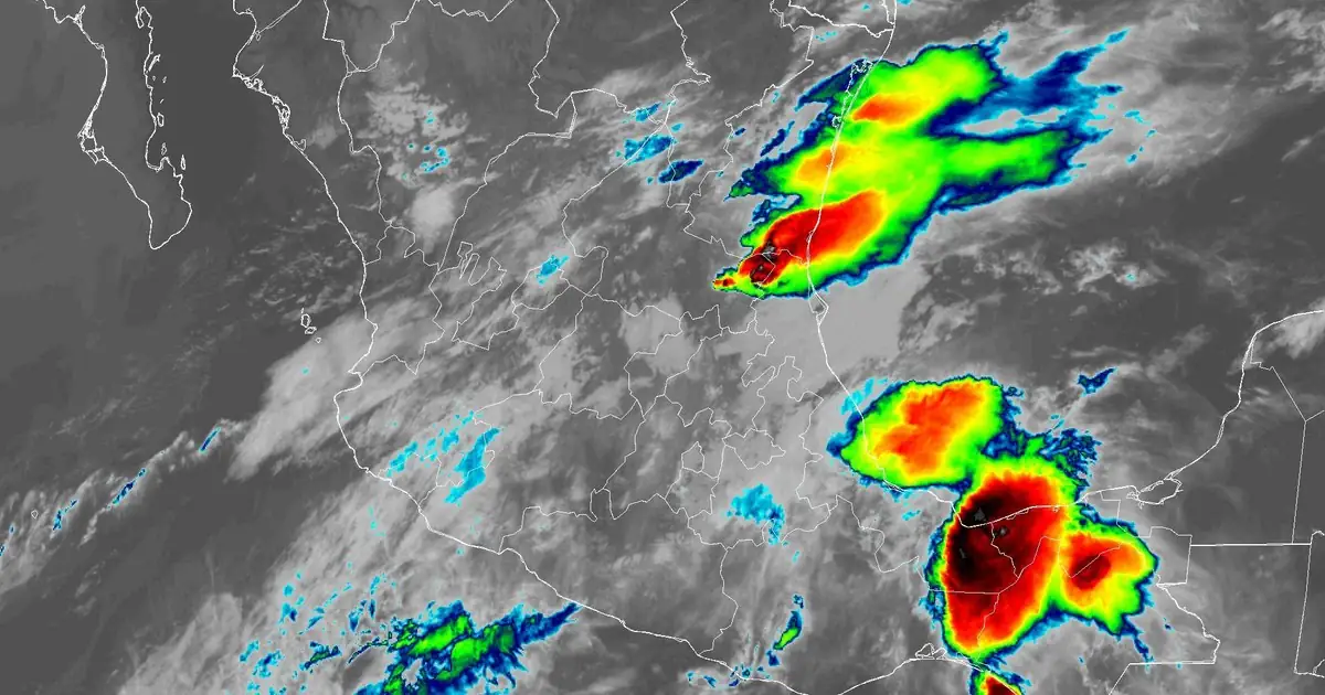 Clima en México hoy domingo 10 de mayo de 2026: tormentas eléctricas y lluvia intensa afectarán 6 entidades