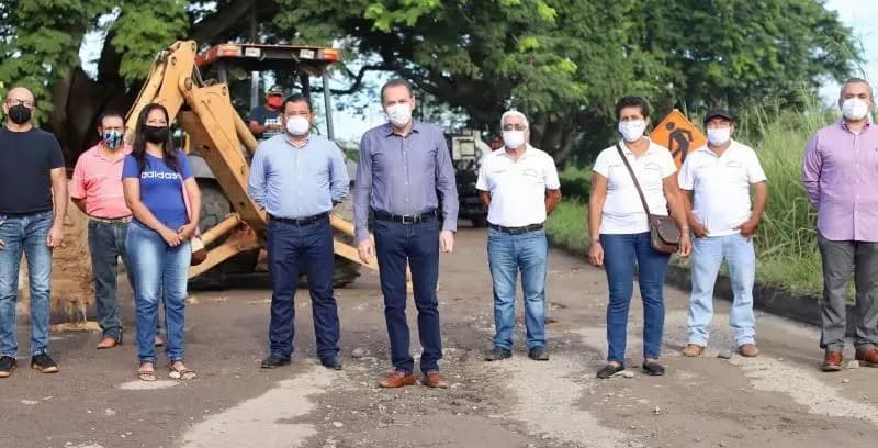 Beneficia Jaime Cuevas a más de 15 mil habitantes de San Vicente con obra vial