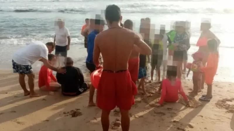 Mazatlán. Rescatan a dos turistas arrastrados por las corrientes del mar