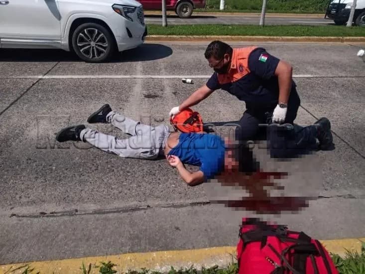 Empleado del aeropuerto atropellado en plaza iguana