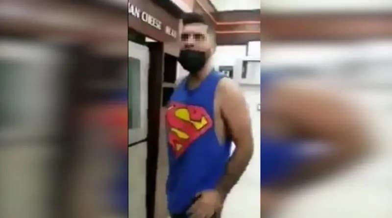#LordPizza: Agrede y amenaza a empleados que se negaron a venderle por no usar cubrebocas