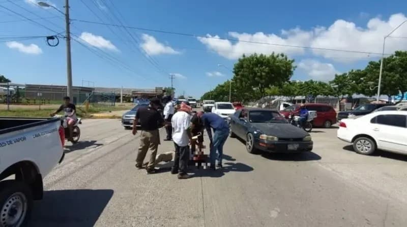 Mazatlán. Atropella a adulto mayor y se da a la fuga en la Jaripillo