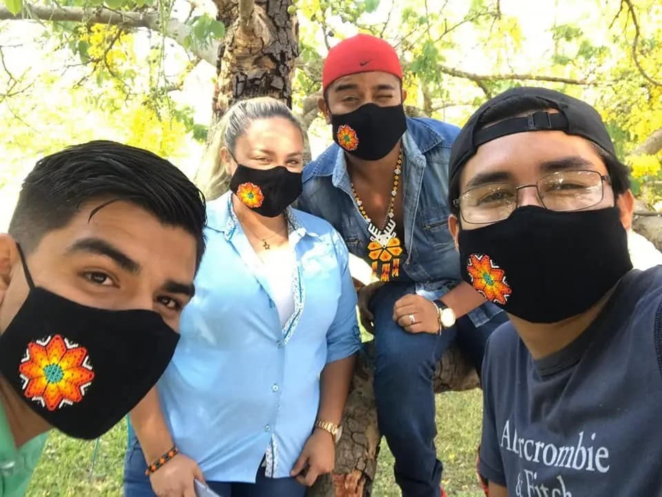 COVID-19. Cubrebocas Wixárikas un éxito a nivel internacional