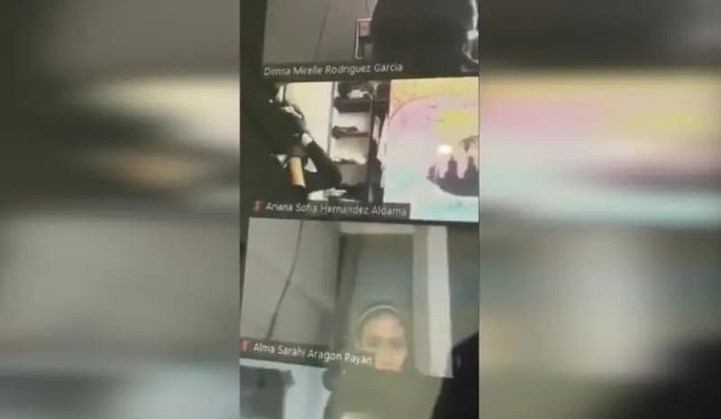 VÍDEO: Captan violento robo en plena clase en línea en Durango