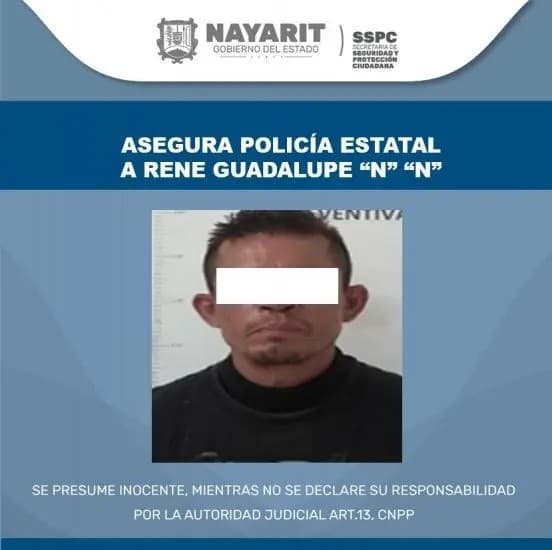 Fue detenido, tenía una orden de aprehensión
