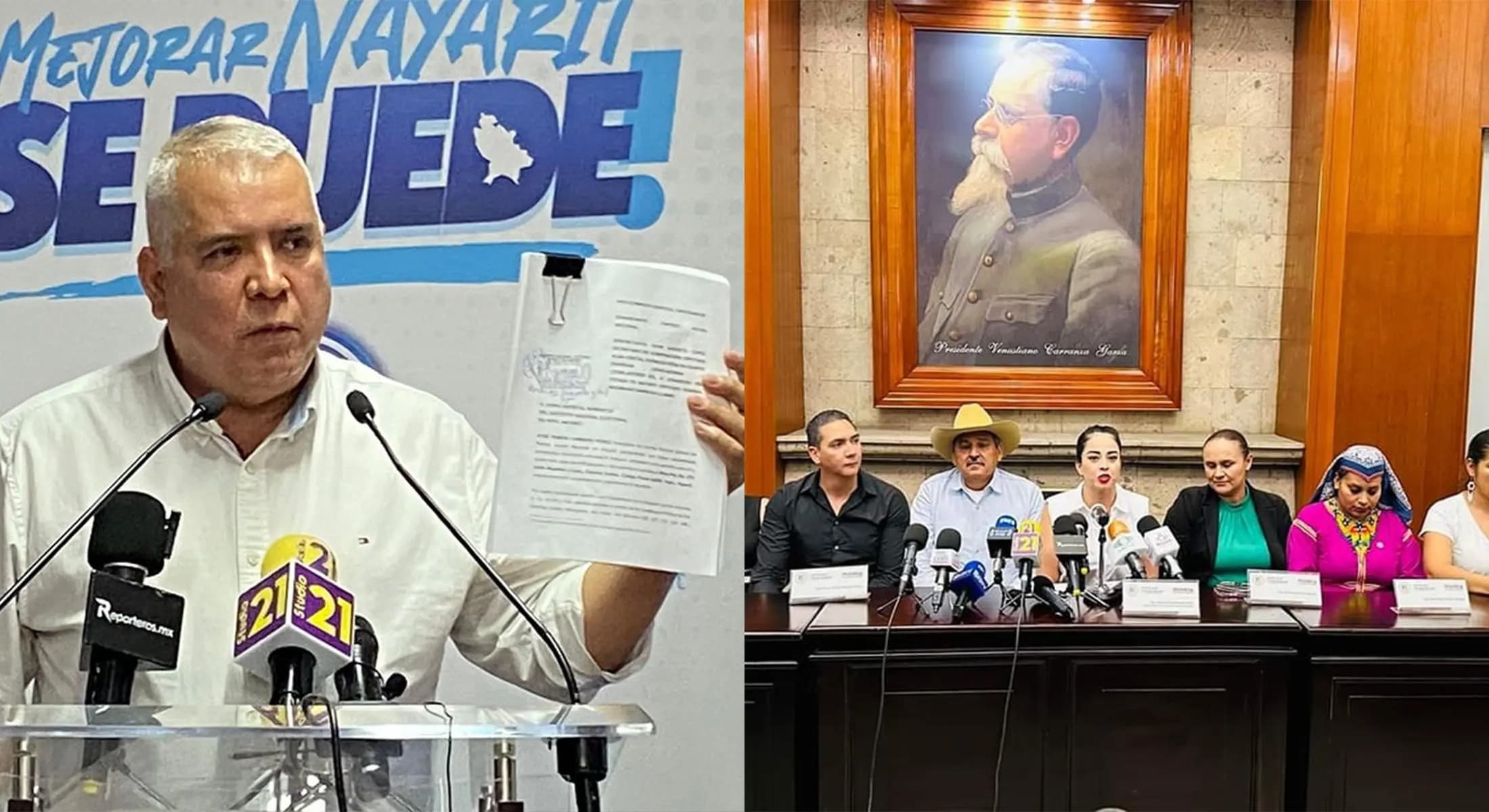 Denuncia PAN Nayarit actos anticipados de campaña hechos por Morena en el congreso del estado