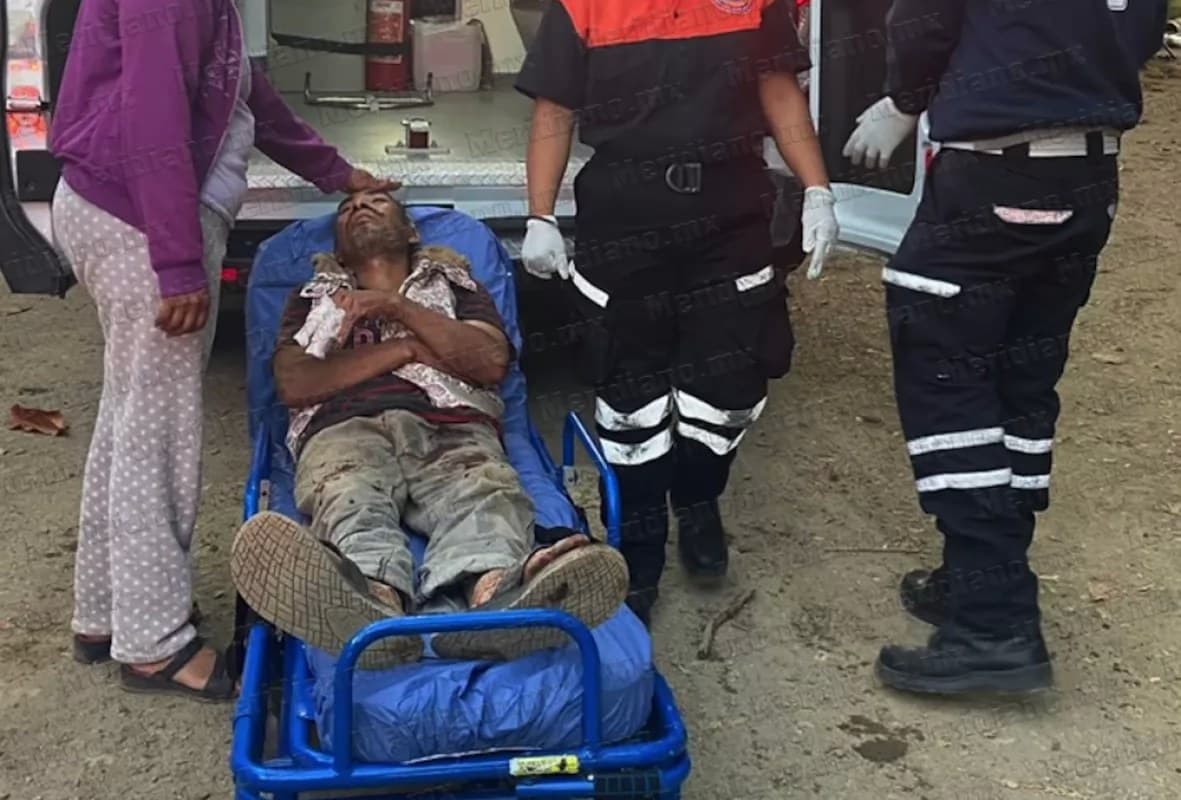 ¡hallan un navajeado!