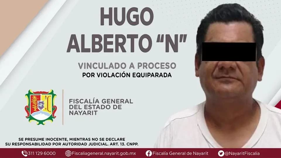 Vinculado a proceso por violación equiparada en Bahía de Banderas