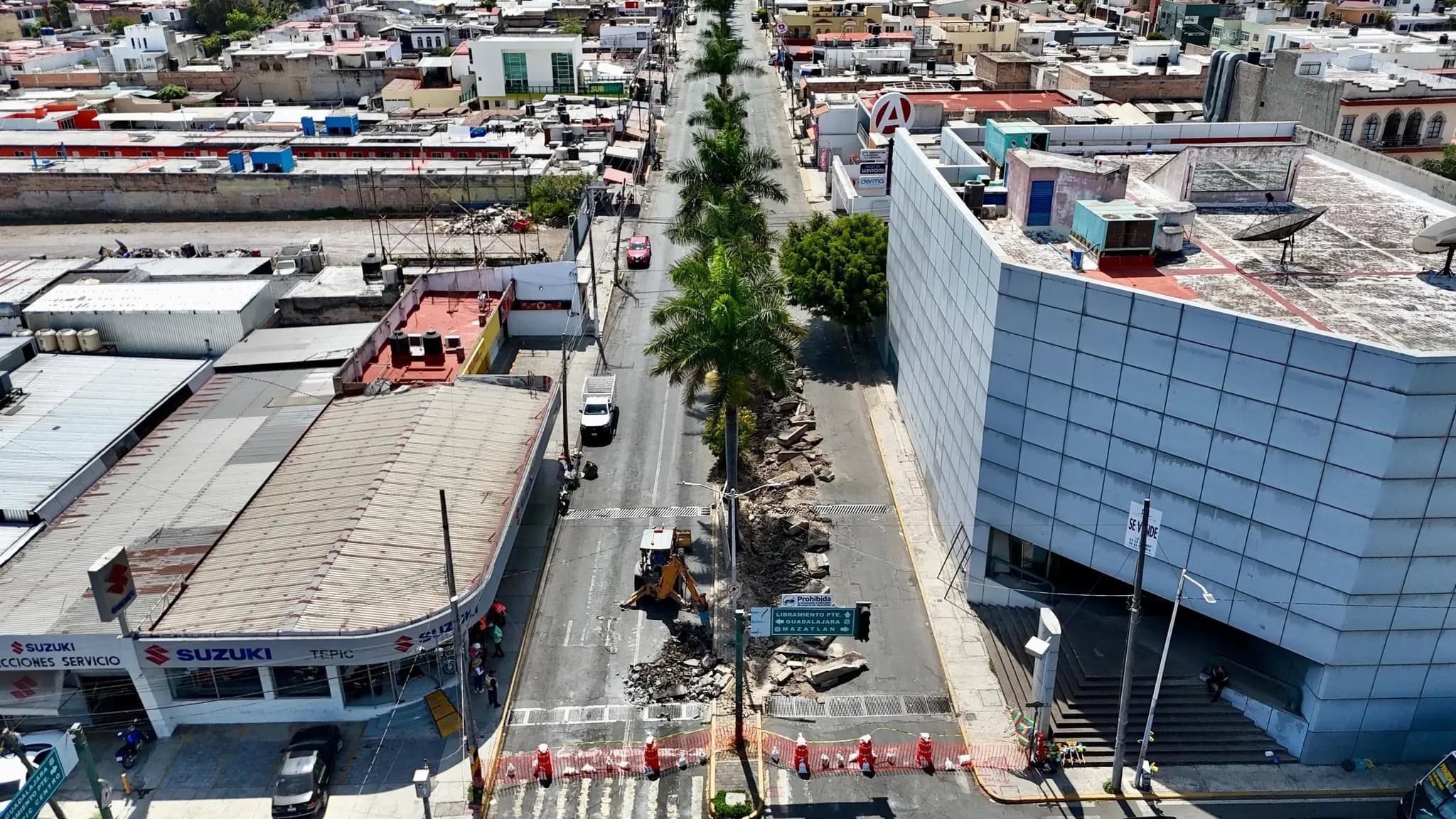 Adiós al estacionamiento en Av. Jacarandas