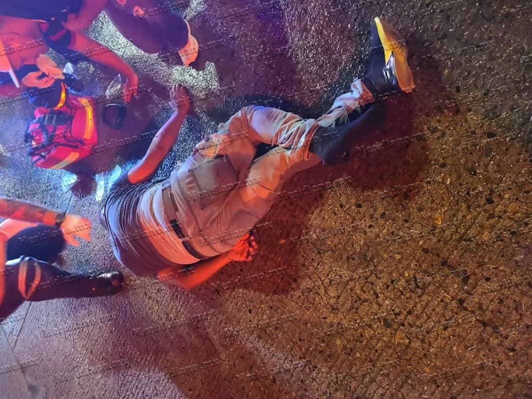 ¡taxista atropelló a un marino!