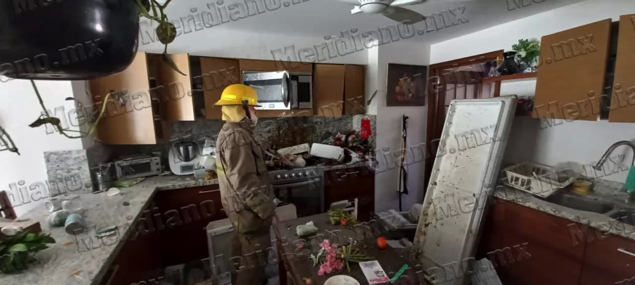 ¡terrible explosión por fuga de gas!