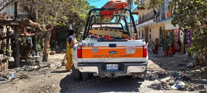 ¡una quema de basura movilizó a bomberos!