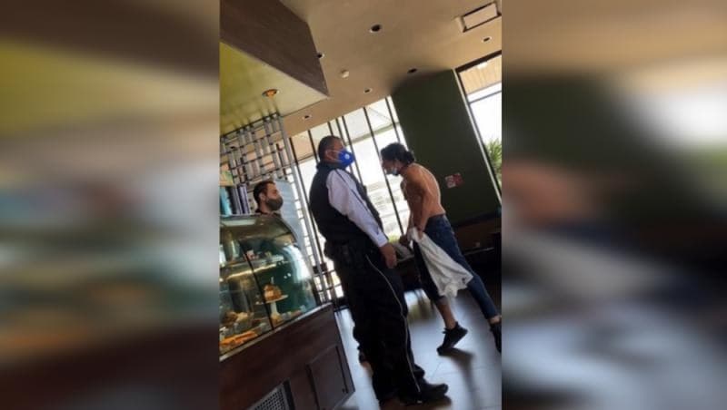 #LordPantera: Hombre amenaza a empleado de cafetería que le reclamó por el cubrebocas
