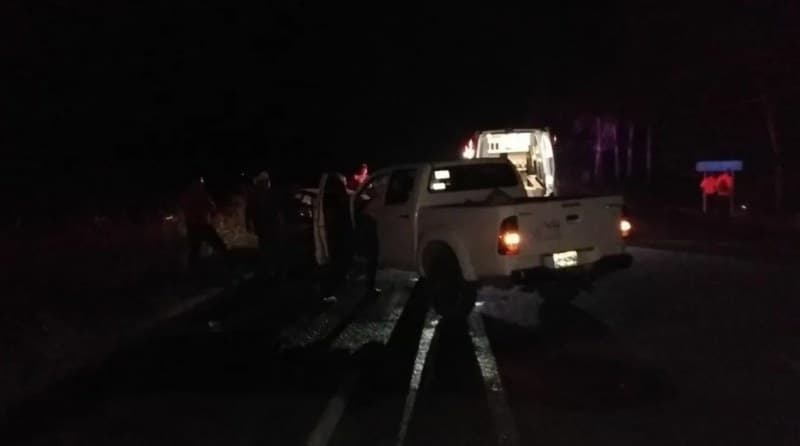 Guasave. Tres lesionados tras aparatoso accidente en carretera Las Glorias