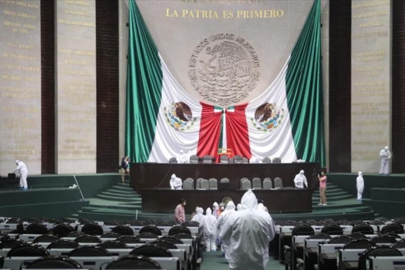 México. Cámara de Diputados reporta 280 contagios de COVID-19