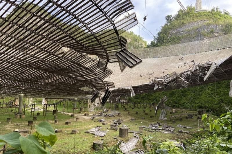 El radiotelescopio de Arecibo será demolido por reparaciones peligrosas