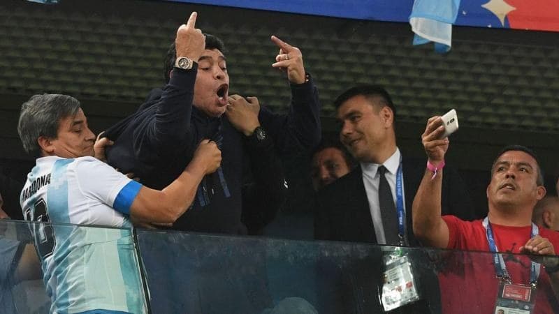 Maradona y los escándalos más sonados