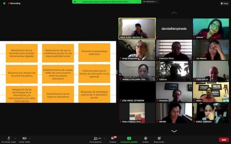 Participó SEPEN en conferencia virtual ‘Estrategia nacional para la mejora de los aprendizajes’