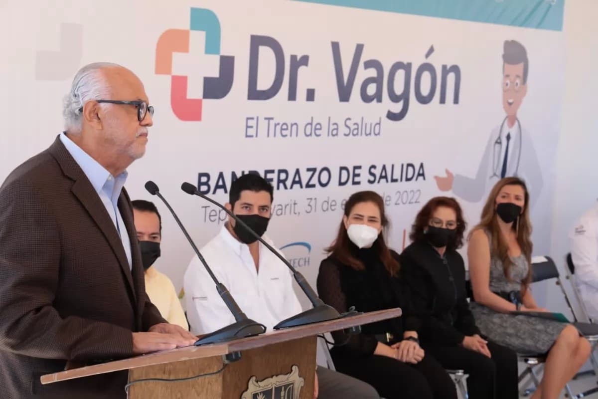 Da Nayarit la bienvenida al Doctor Vagón