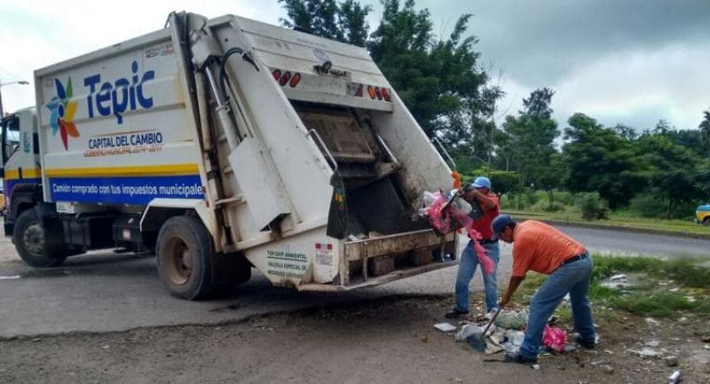 Suspenderán recolección de basura durante los primeros días de enero en Tepic