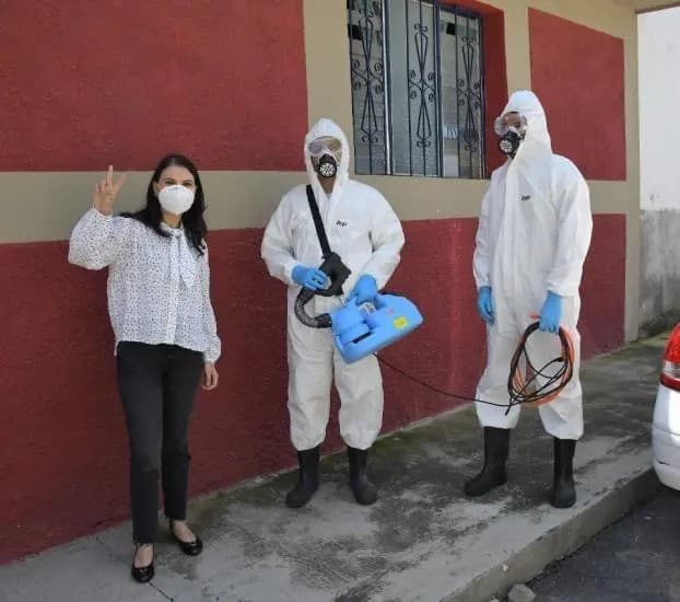 Inicia campaña de sanitización de vehículos: Julieta Mejía
