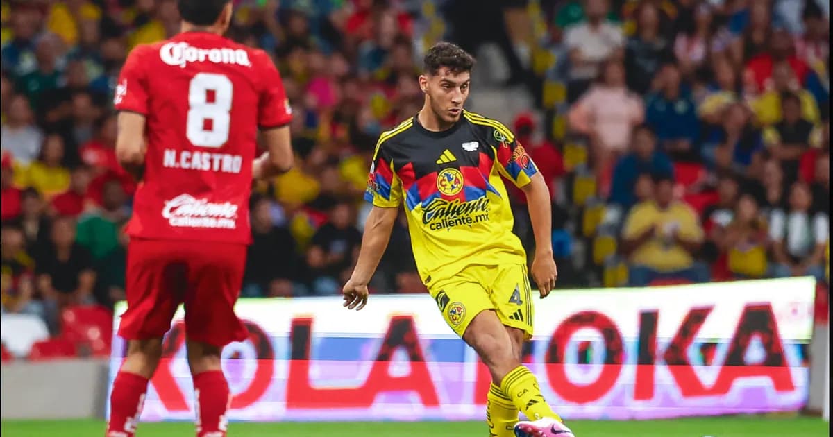 América doblegó a Toluca 2-1 en el Azteca con doblete de B. Rodríguez