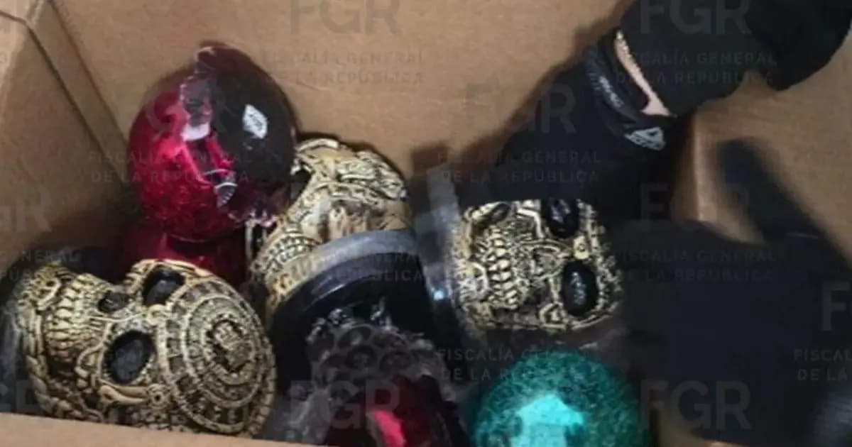 FGR decomisa más de 5 kilos de metanfetamina ocultos en artesanías en Guadalajara