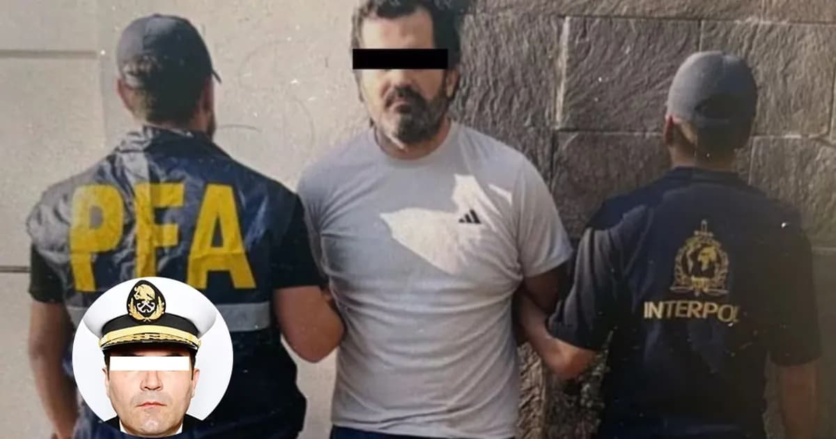 Capturan en Argentina a contralmirante Fernando Farías por red de huachicol fiscal
