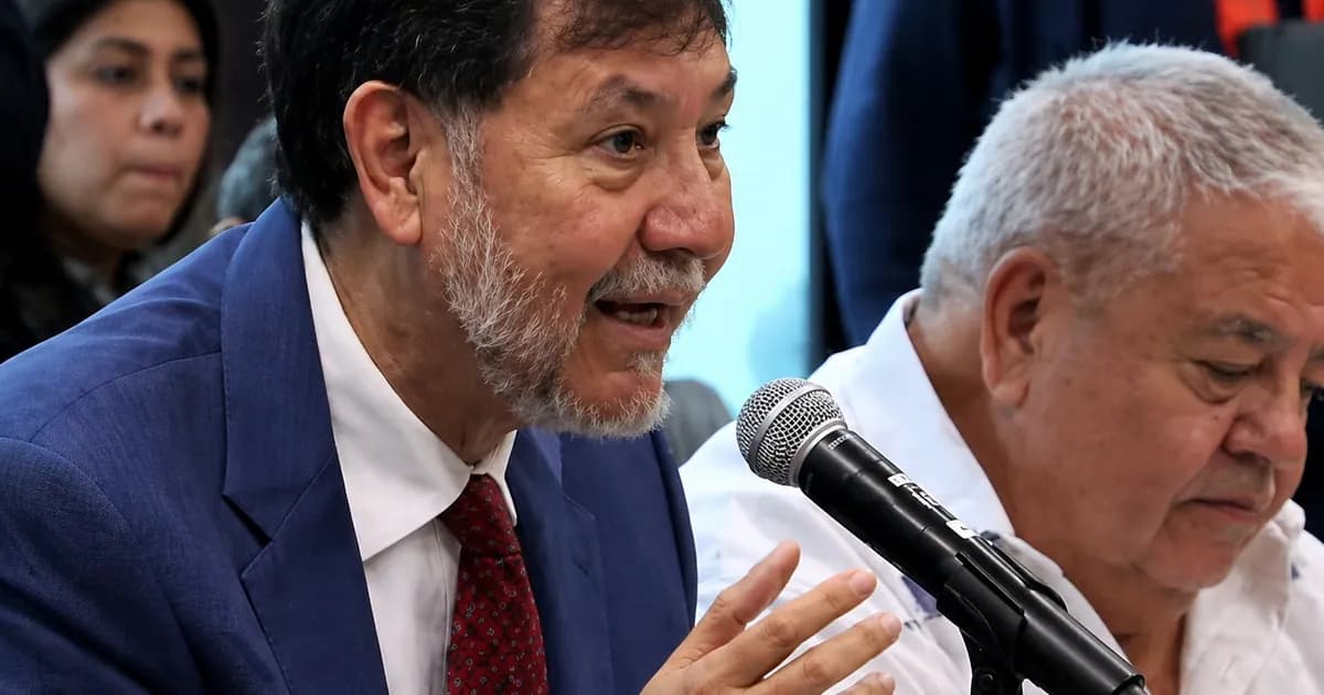 Noroña acusa a CIA de sabotaje contra gobierno de Sheinbaum por caso Chihuahua
