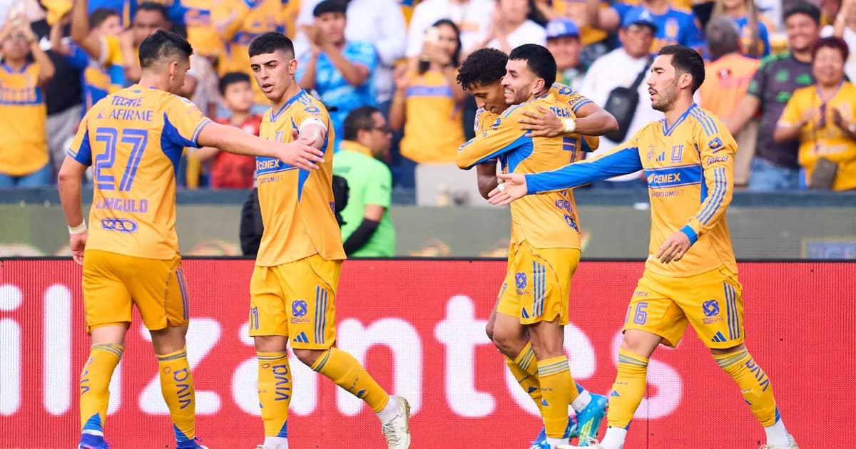 Tigres aplastó 5-1 a Mazatlán con doblete de Brunetta en el Clausura 2026