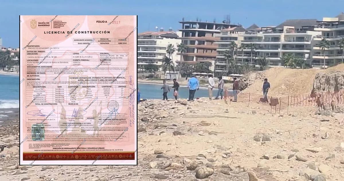 Licencia municipal del desarrollo Montage en Playa Las Cocinas fue tramitada con una MIA de 2009, revela "VALLARTA HOY"