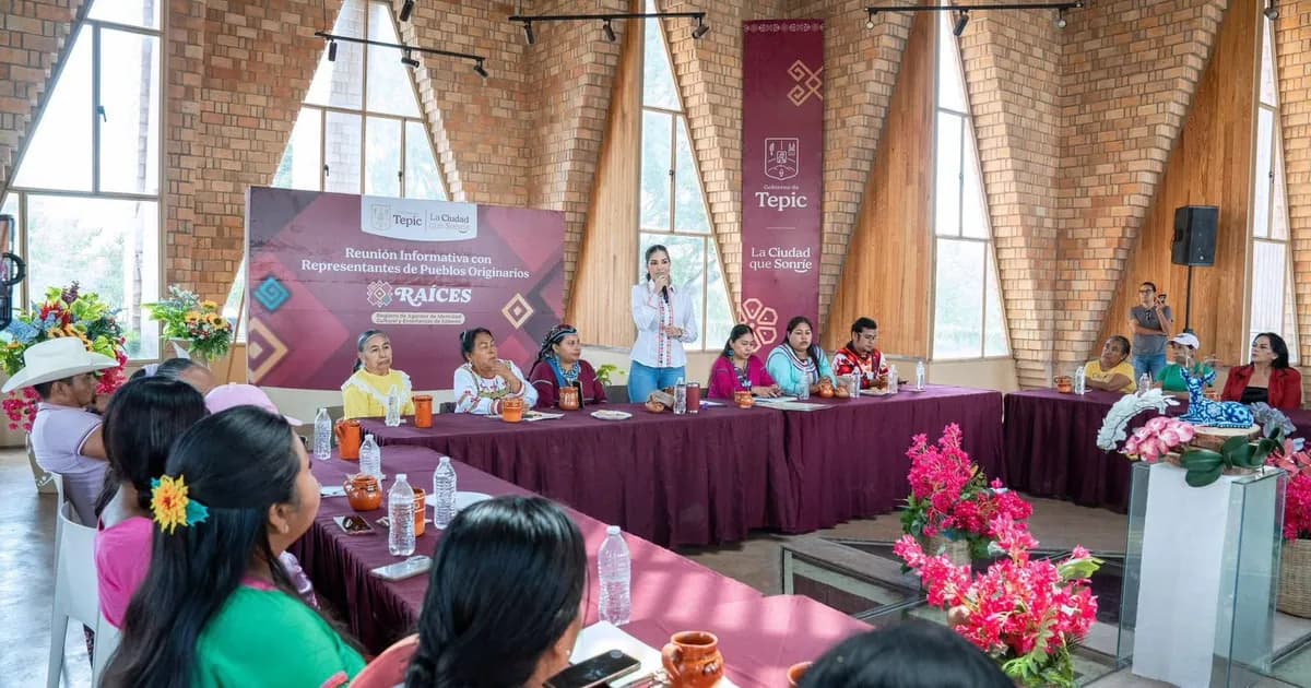 Geraldine Ponce fortalece diálogo con pueblos originarios y llevará sus gestiones ante Claudia Sheinbaum