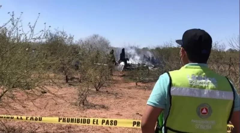 6 muertos tras desplome de avioneta en Sonora; Uno era Subsecretario de Sonora