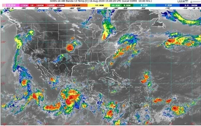 Tormenta tropical Fausto y la depresión Doce-E podría convertirse en huracán