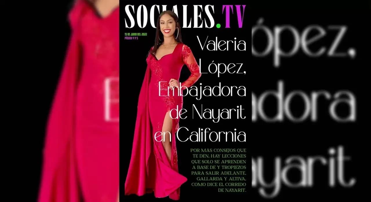 Valeria López Robles, después del certamen en Los Ángeles