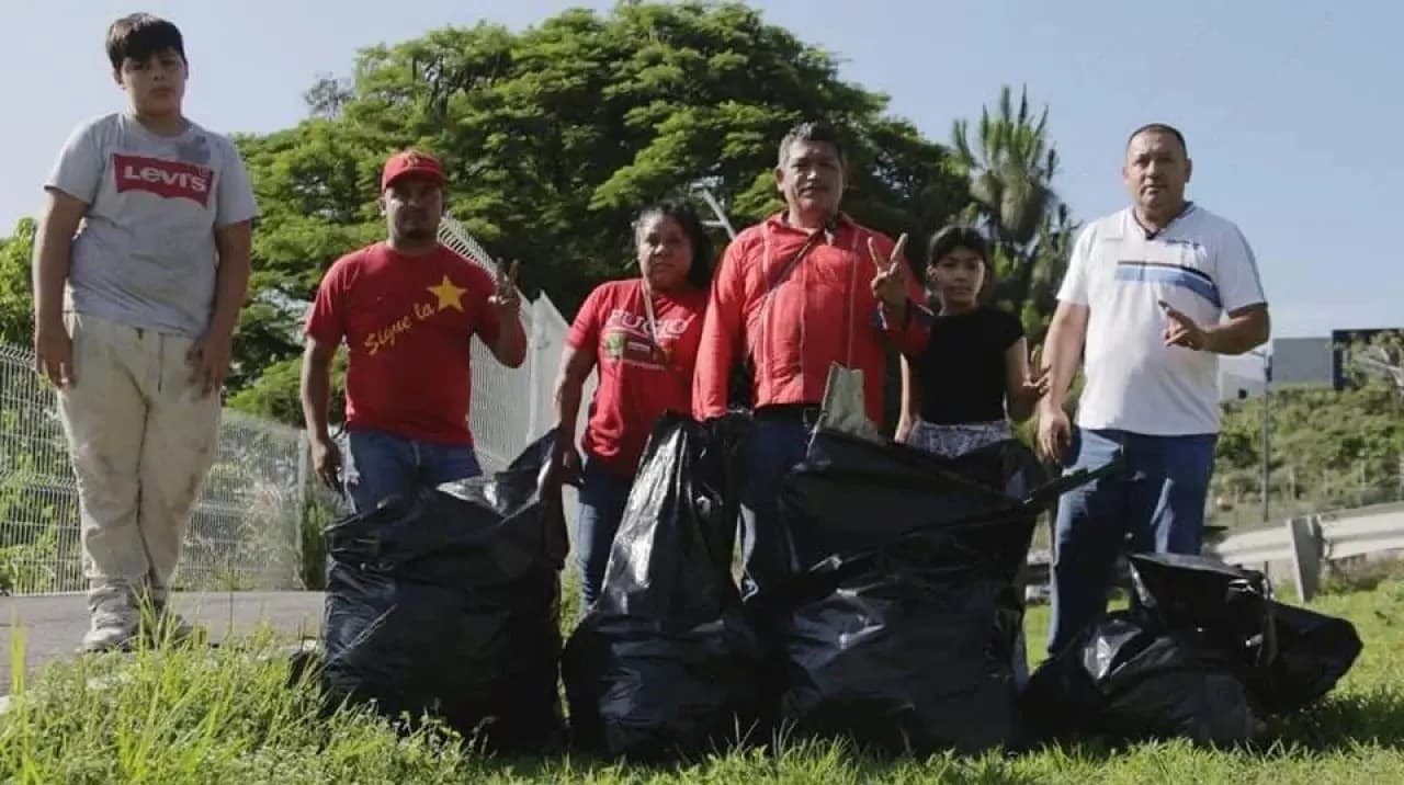Limpia Fugio Ortiz el parque lineal de Tepic