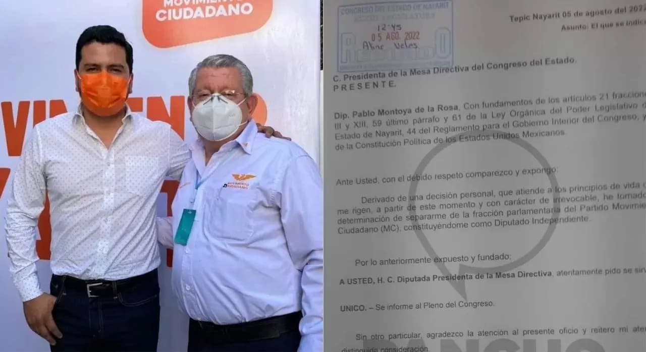 Se va Pablo Montoya de Movimiento Ciudadano