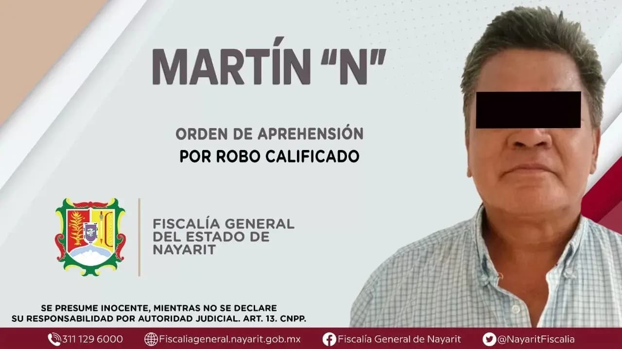 Capturado en bahía de banderas por robo calificado