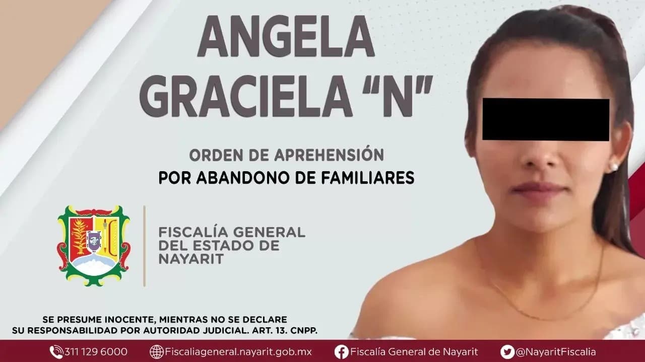 Capturada en santiago ixcuintla por abandono de familiares