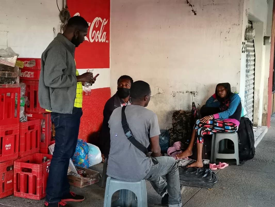 \"Cruzar México no es nada fácil, se sufre, se llora y nos atosiga el hambre\"