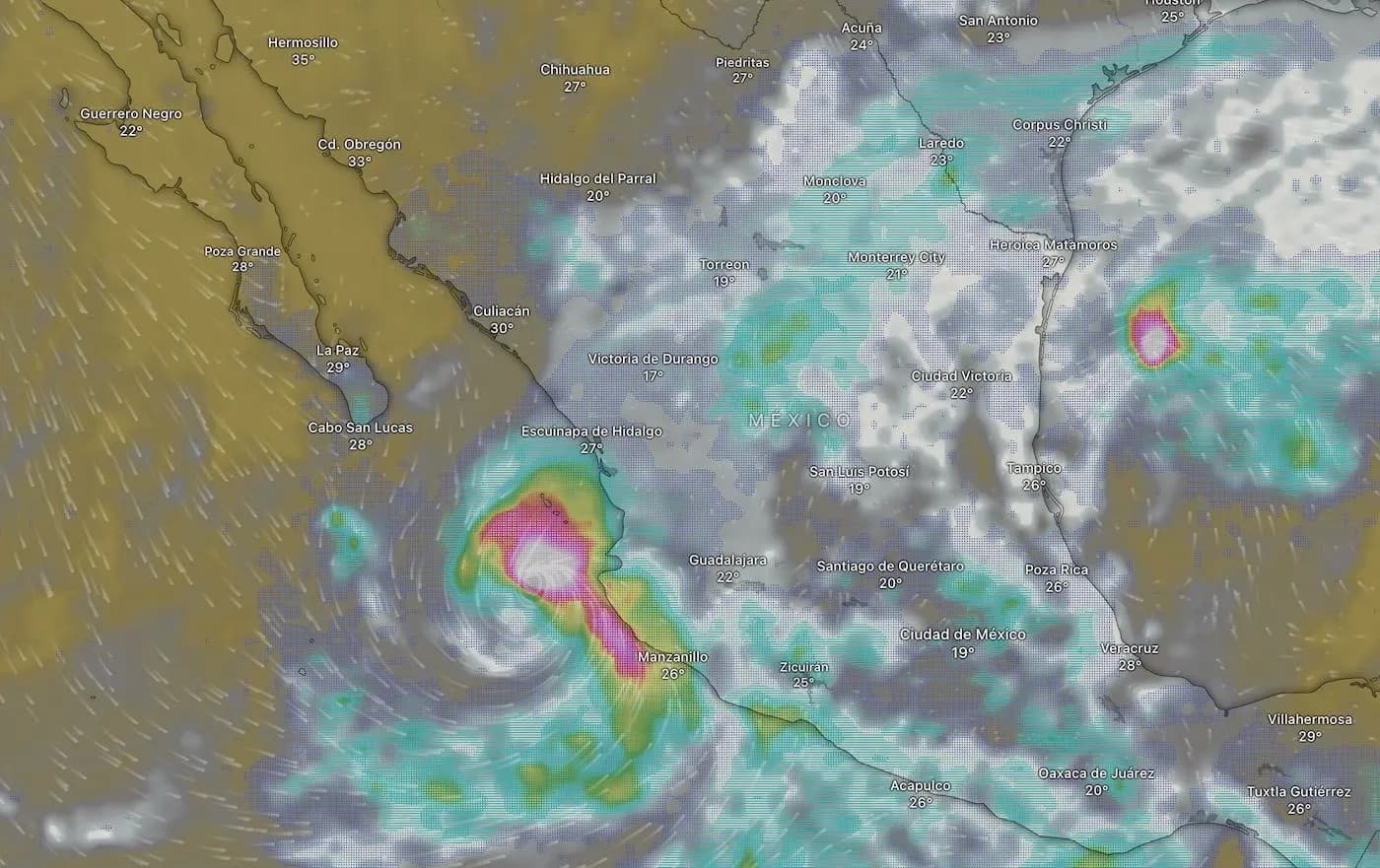 Se acerca Lidia; podría alcanzar categoría 2