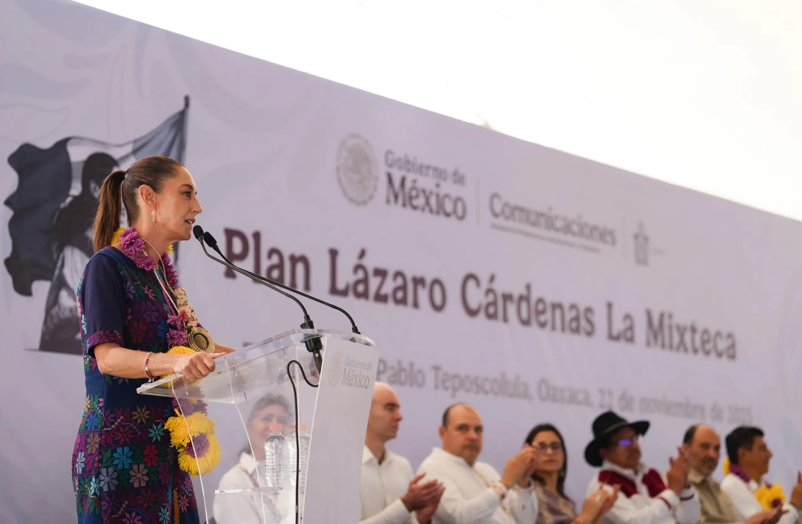 Sheinbaum advierte desde Oaxaca: \"No regresaremos al régimen de corrupción y privilegios\"