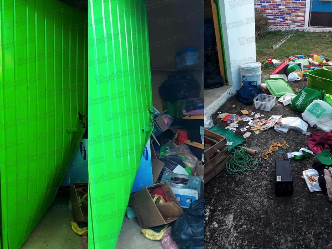 Vuelven a robar el jardín de niños de Palma Real