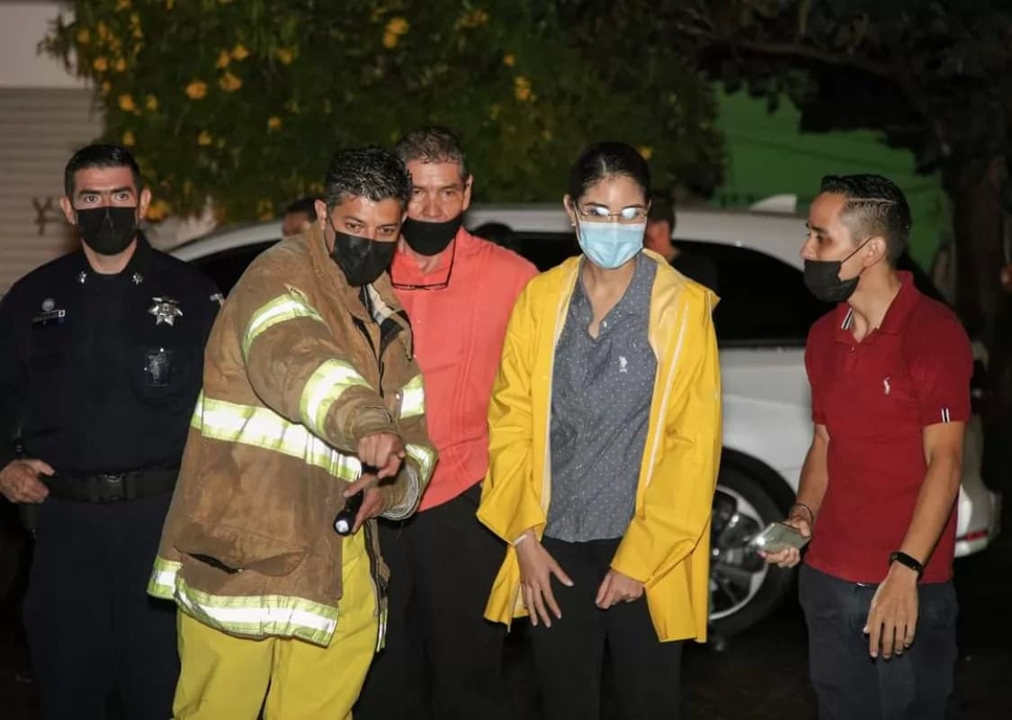 Inspecciona Geraldine Ponce canales ante amenaza de lluvias