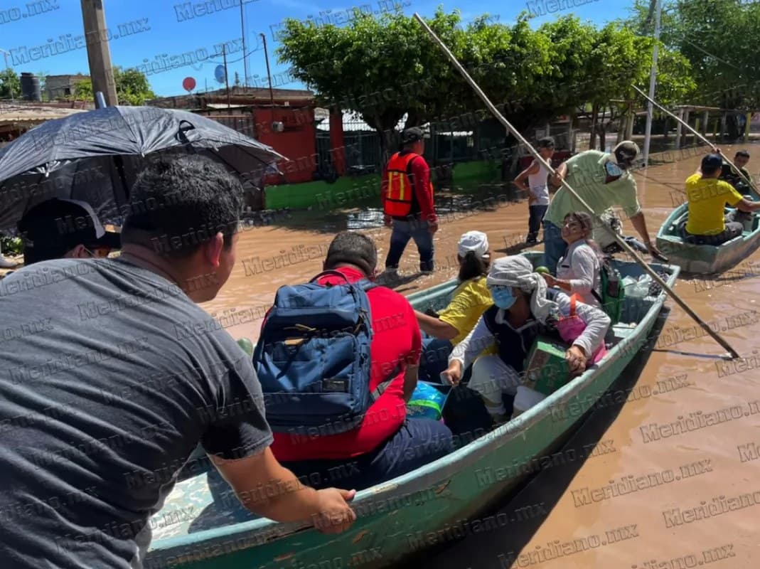 Rescataron a más de 200 personas durante inundaciones
