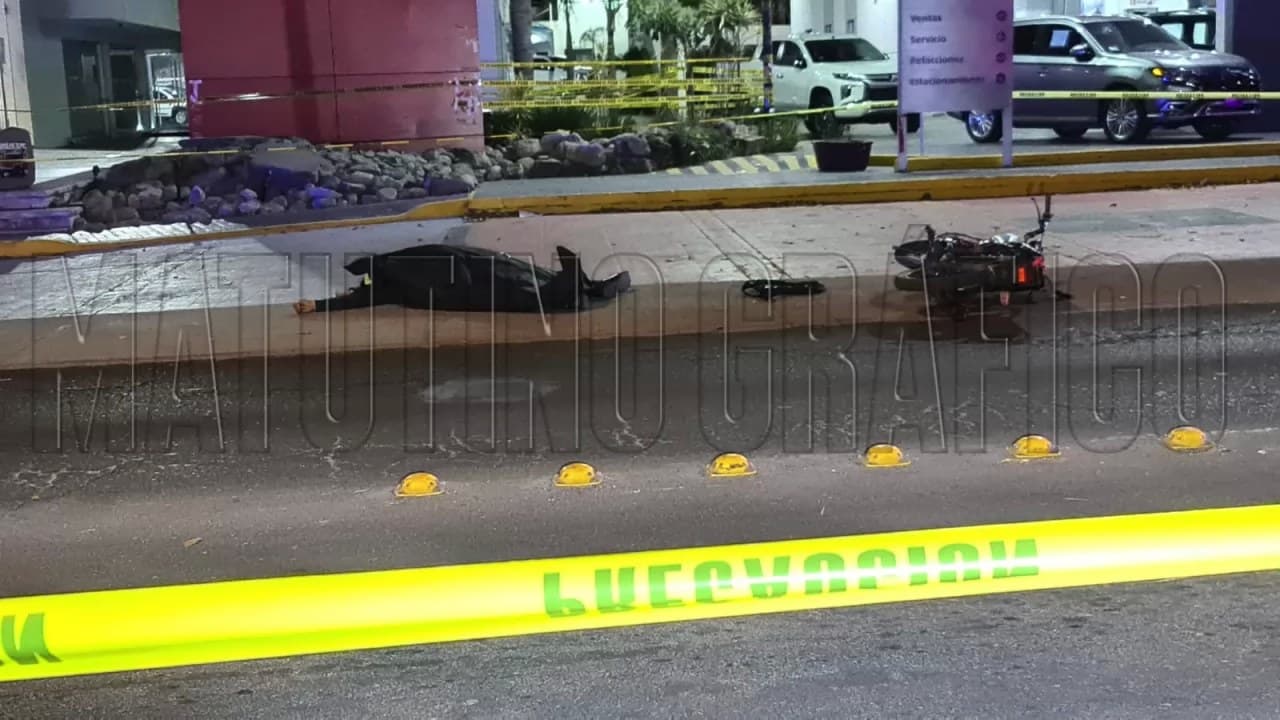 Pierde la vida joven motociclista por falta de ambulancia