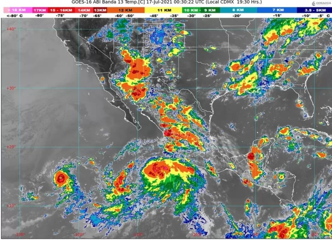 Lluvias muy fuertes seguirán azotando a Nayarit
