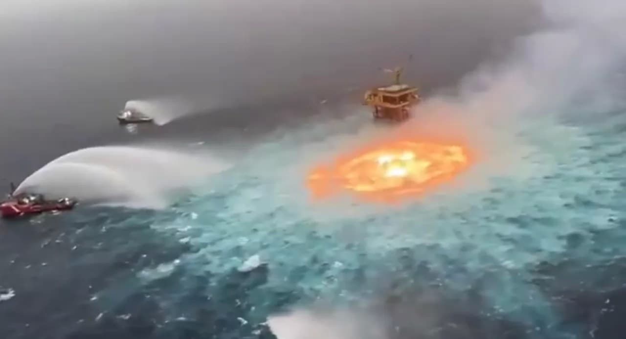 Tormentas eléctricas y presencia de gas causantes de incendio: Pemex