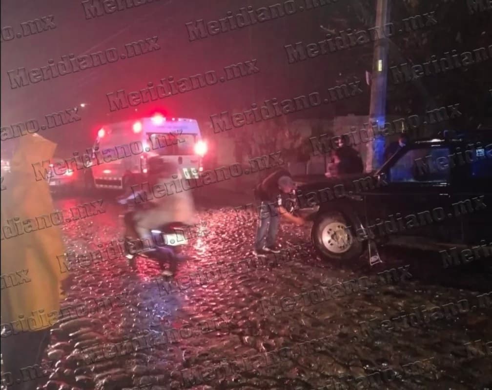 Aparatoso accidente en puente del Infonavit