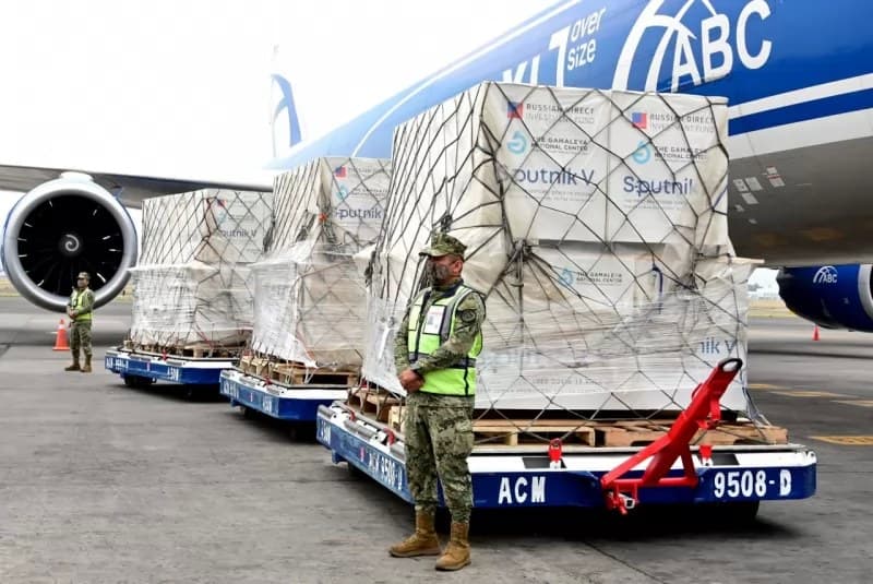 México recibió cargamentos con más de un millón 300 mil vacunas